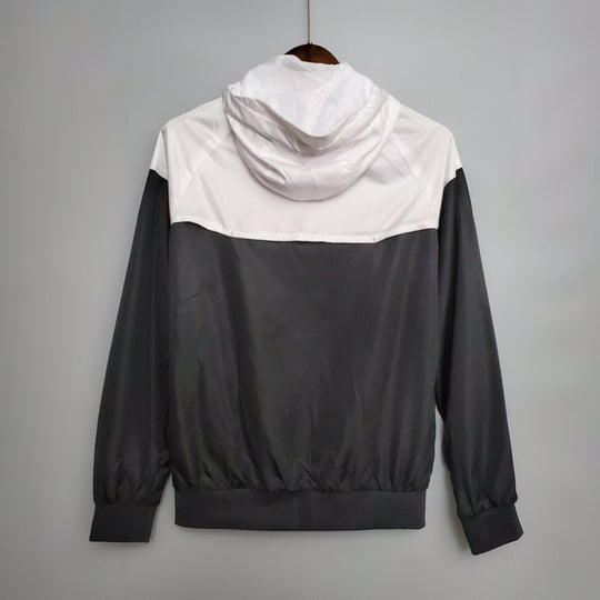 Corta-vento PSG Estilo Clássico  - Preto e Branco