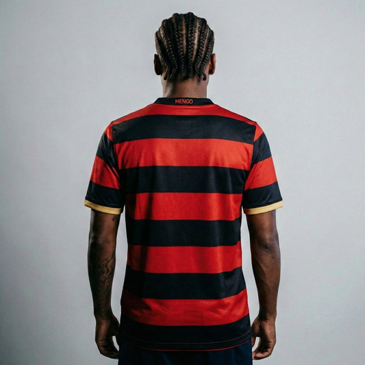 Camisa Flamengo Retrô 2009 Vermelha e Preta - Nike