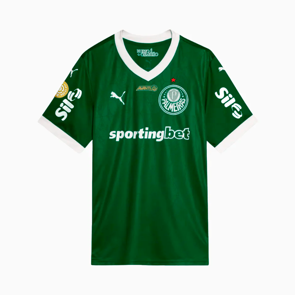 Camisa Puma Palmeiras 2025/26 I Com PatrocĂnios