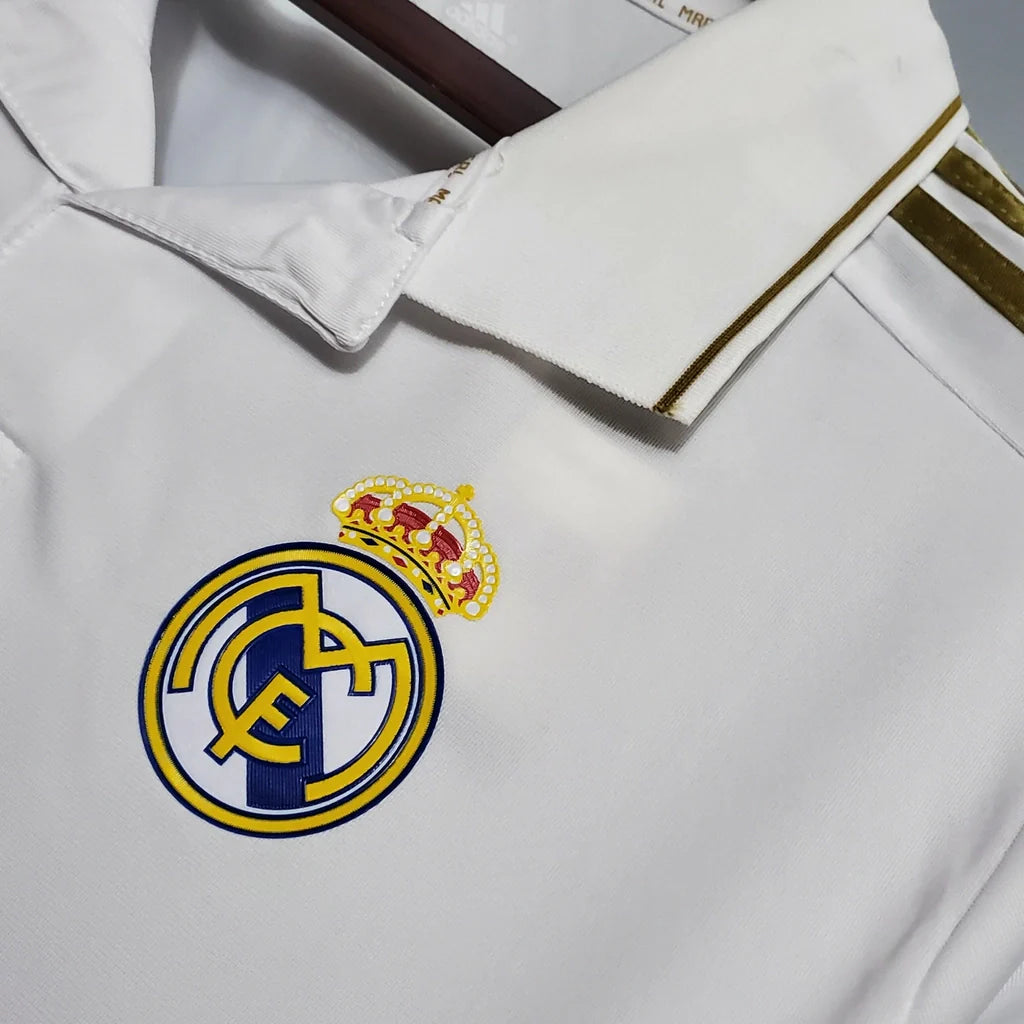 Camisa Retrô Real Madrid I Home Adidas 2011/12 Masculino Branco