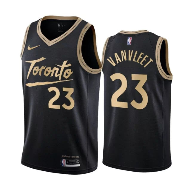 Regata NBA Toronto Raptors City Edition 20/21 Nike Swingman Authentic Vanvleet 23 - Preta