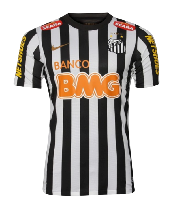 Camisa "Neymar Jr 11" Peixão 13/14 Away Nike Torcedor - Listrado