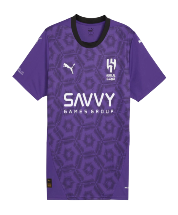 Camisa "Neymar Jr 10" Al Hilal 24/25 Third Puma Torcedor - Roxa