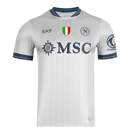 Camisa Napoli 2025/26 Cinza Goleiro