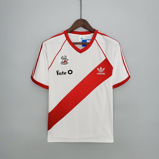 Camisa River Plate Home 1986/87 Adidas Retrô Masculina - Branco