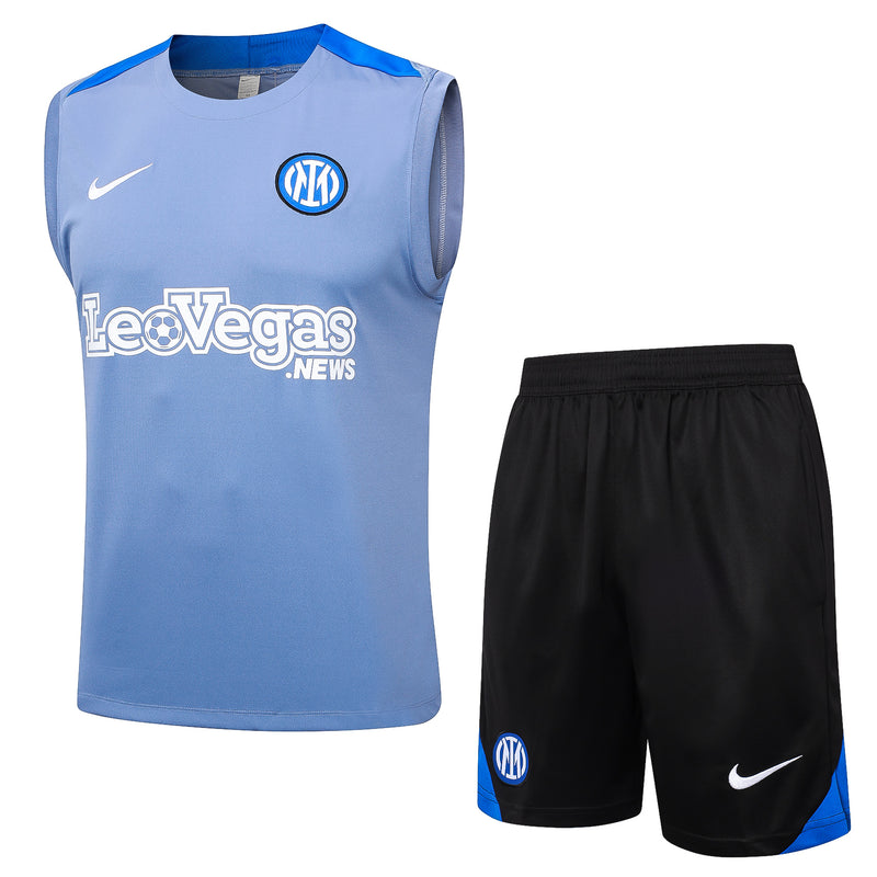 Conjunto Regata Inter de Milão 2024/25 - Lilás e Preto