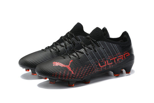 Chuteira Campo Puma Ultra FG Black/Red