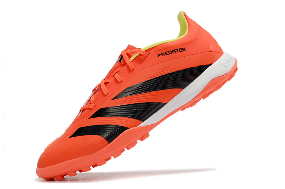 Chuteira Society Adidas Predator Elite 24 TF - Laranja e Preta