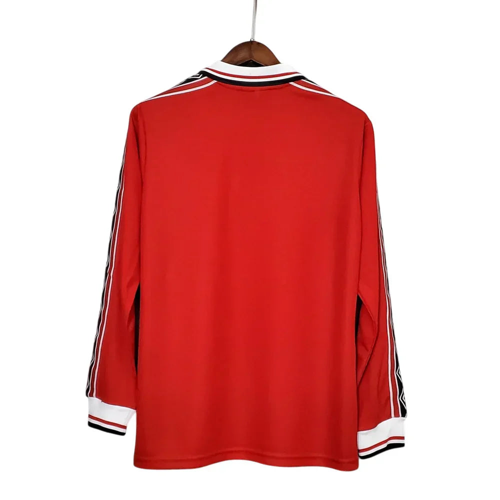 Camisa Manga Longa Manchester United 1998/99 Nike Masculino - Vermelho