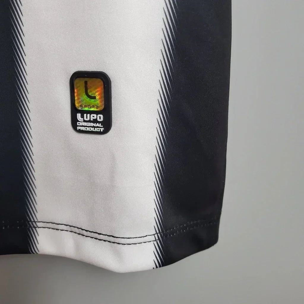 Camisa Atlético Mineiro Home Retrô 2013 Patch da Libertadores - Preta e Branca - Lupo