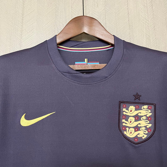 Camisa Inglaterra Away 24/25 s/n° Torcedor Nike Masculino - Preta