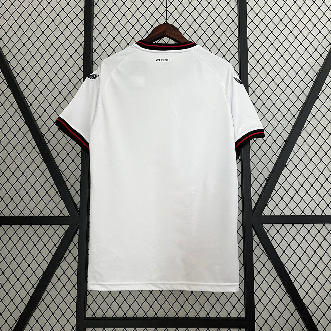 Camisa Bayer Leverkusen Away 23/24 s/n° Torcedor Masculino - Branco