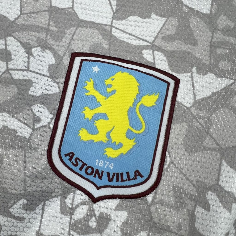 Camisa Aston Villa Third 25/26 s/n° Torcedor Adidas Masculina - Branco