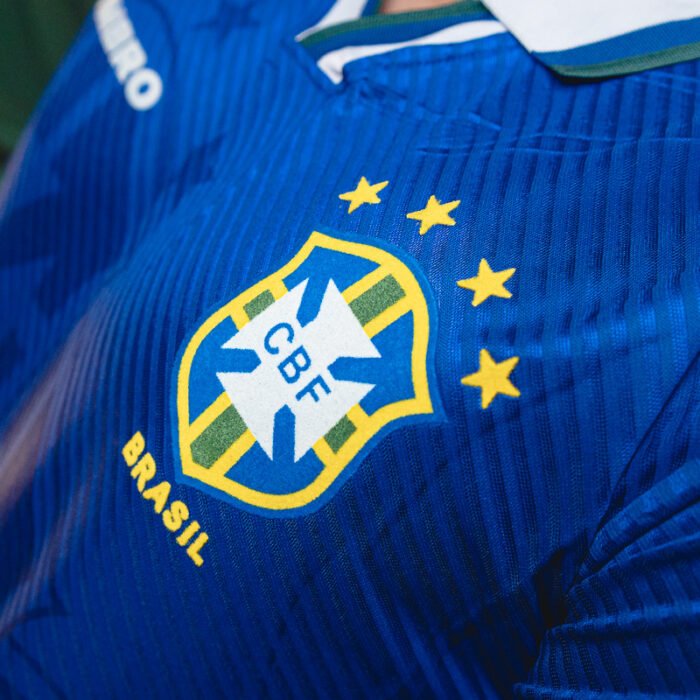 Camisa Retrô Seleção Brasileira 94 II - Pronta Entrega