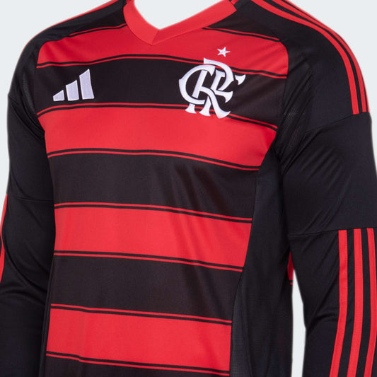 Camisa Manga Longa Adidas Flamengo 2025/26 I
