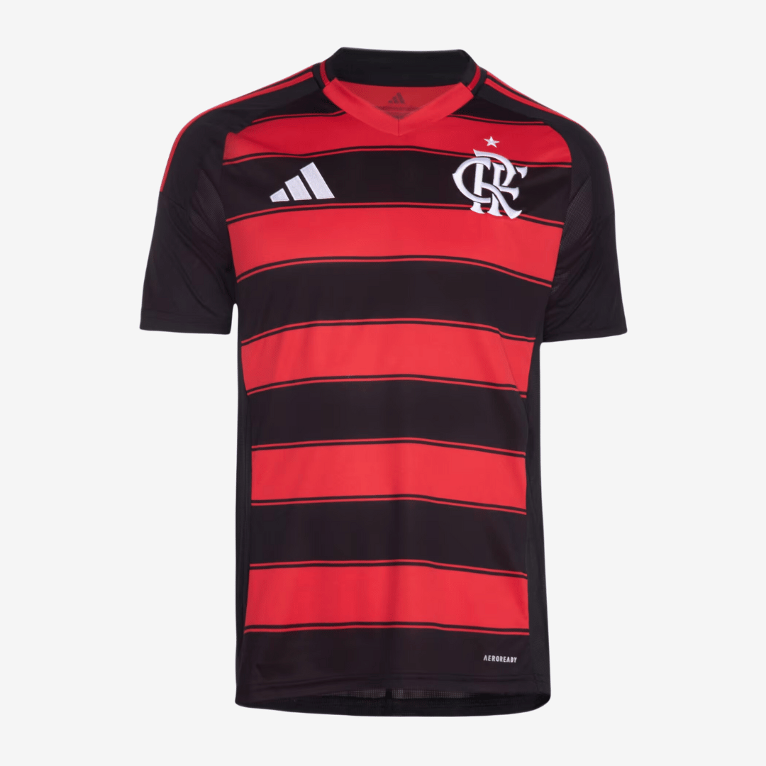 Camisa Adidas Flamengo 2025/26 I G PLATA N° 50