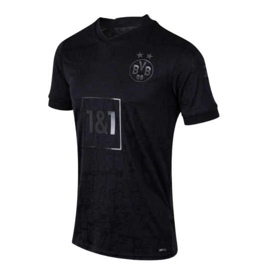 Camisa Borussia Dortmund Edição Carvão 2023 Puma - Preto