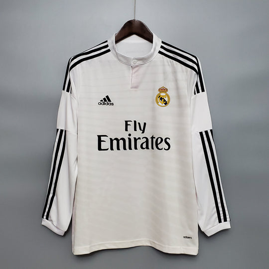 Camisa Manga Longa Real Madrid 14/15 Adidas - Branco