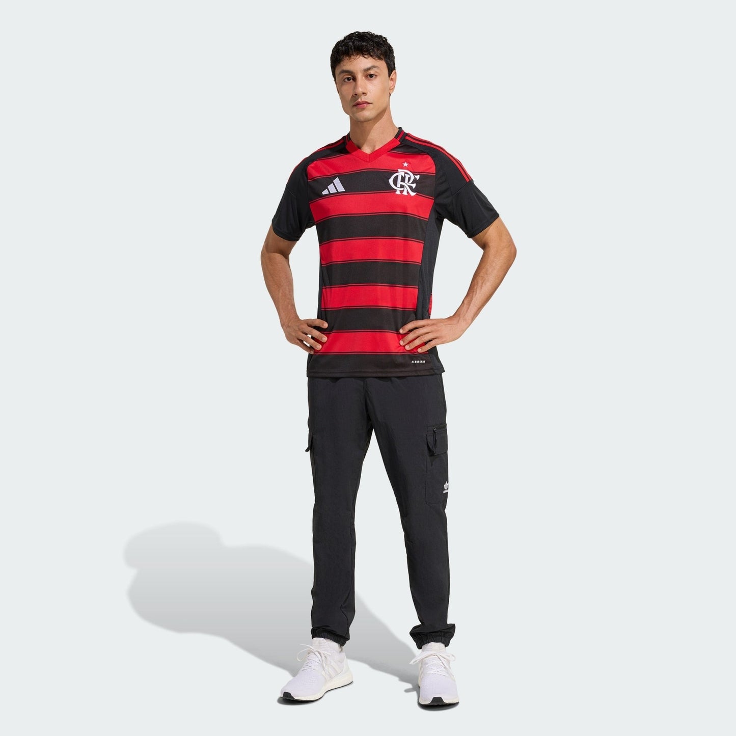 Camisa Adidas Flamengo 2025/26 I G PLATA N° 50