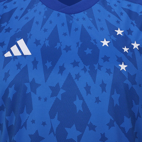 Camisa Cruzeiro 24/25 Home Adidas Torcedor - Azul e Branca