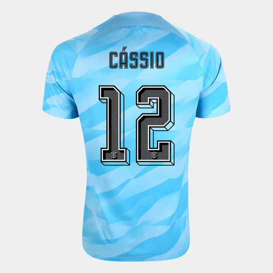 Camisa Goleiro Corinthians 2023/24 "Cássio 12" Azul