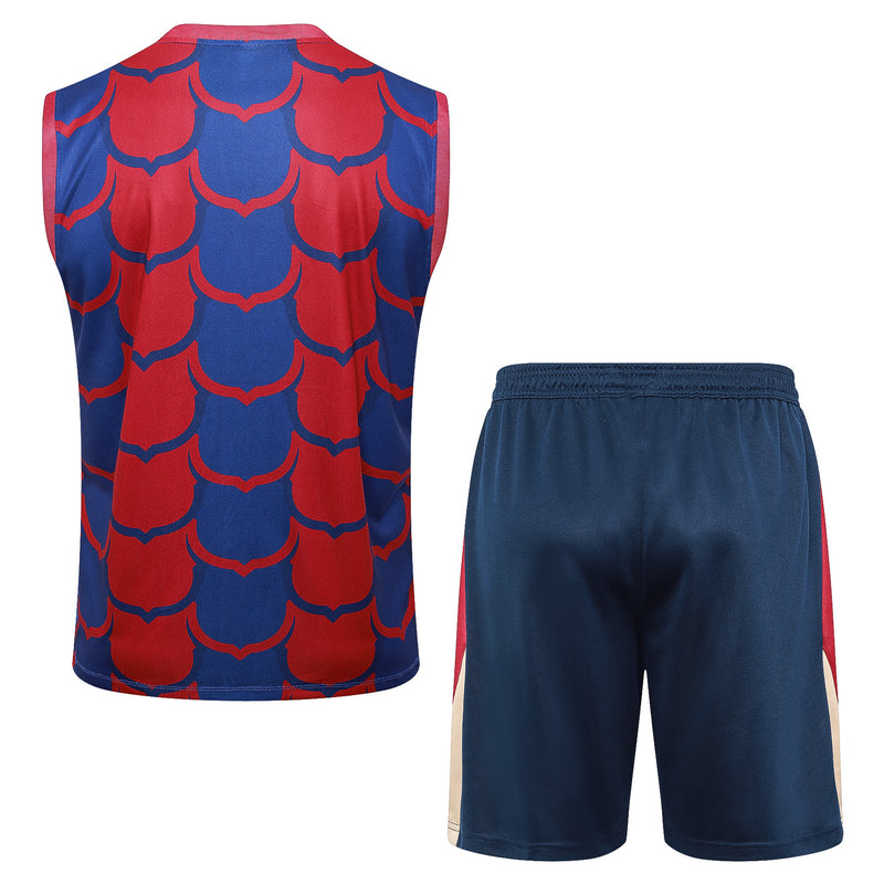 Conjunto Regata Barcelona 2024/25 - Azul e Vermelha