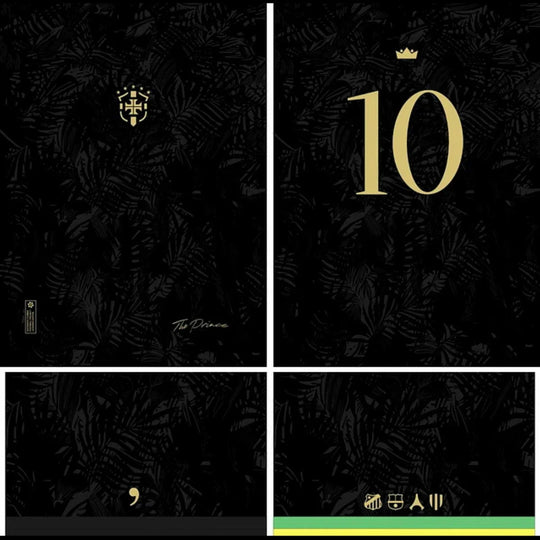 Camisa The Prince Neymar JR 10 23/24 s/n° Torcedor Masculino - Preta