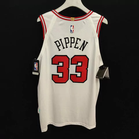 Regata NBA Chicago Bulls Icon Edition Nike Authentic Pippen 33 - Branca