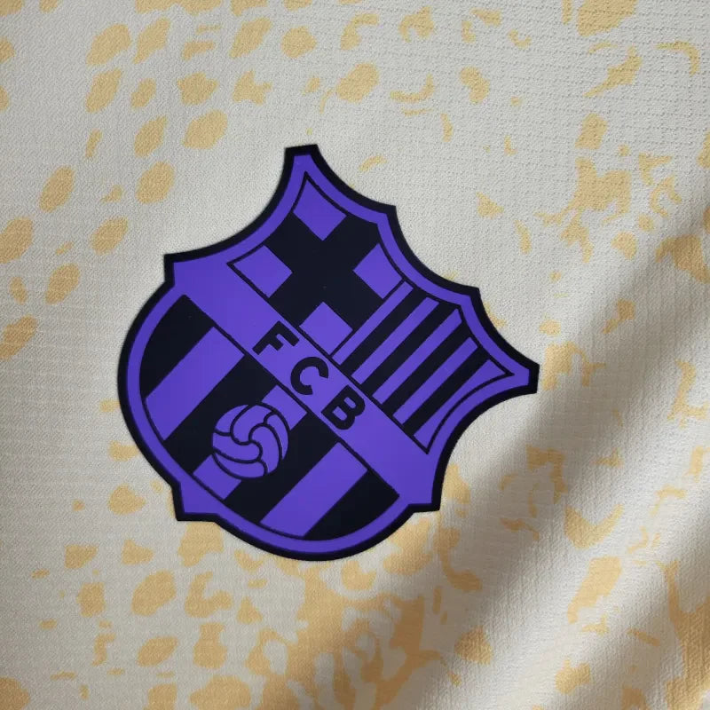 Camisa Barcelona Away 25/26 - Torcedor Nike Masculino - Bege