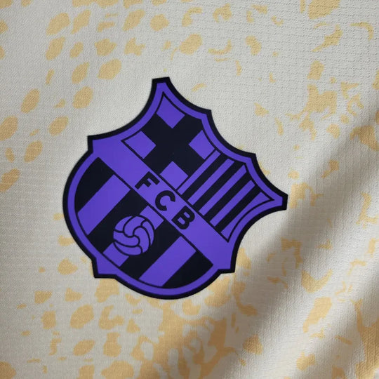 Camisa Barcelona Away 25/26 - Torcedor Nike Masculino - Bege