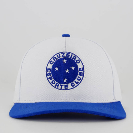 Boné Cruzeiro Escudo Branco e Azul