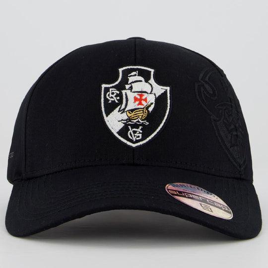 Boné Vasco da Gama 6 Gomos Preto