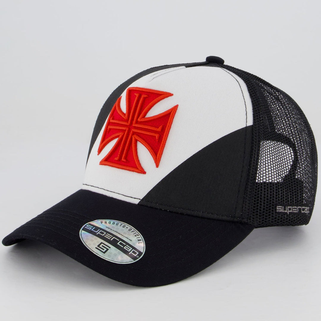 Bone Vasco Trucker Preto e Branco