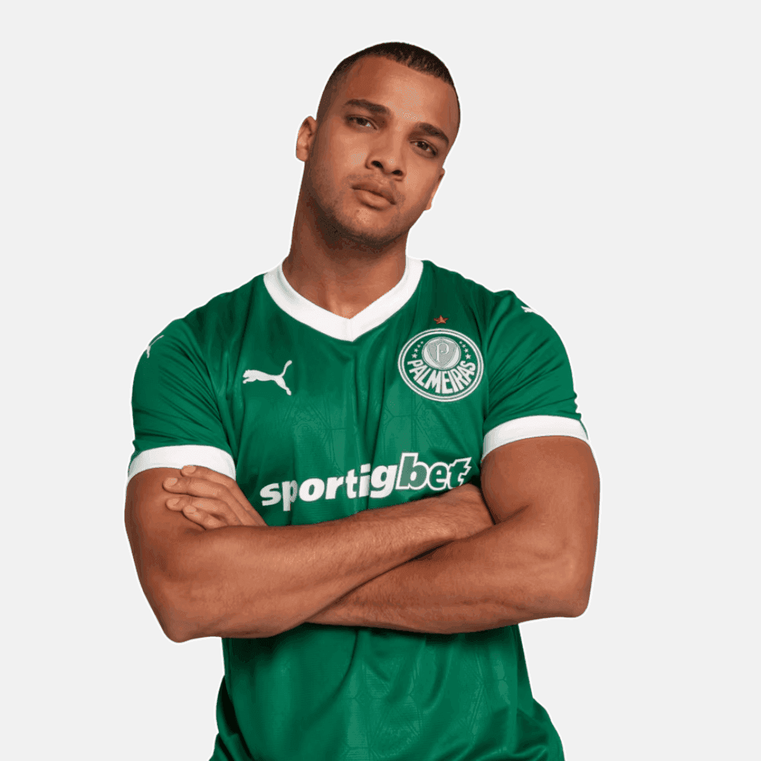 Camisa Puma Palmeiras 2025/26 I - Gómes N° 15
