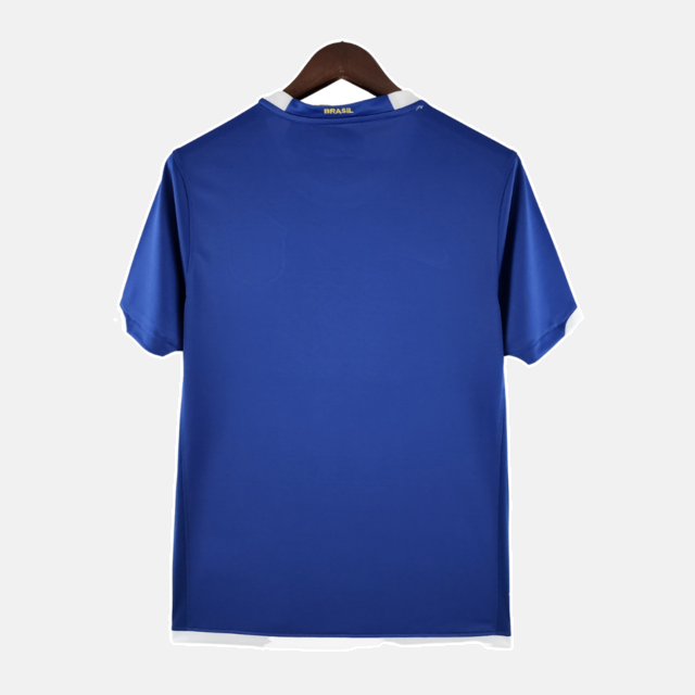 Camisa Retrô 2006 Seleção Brasileira II Nike Masculina - Azul