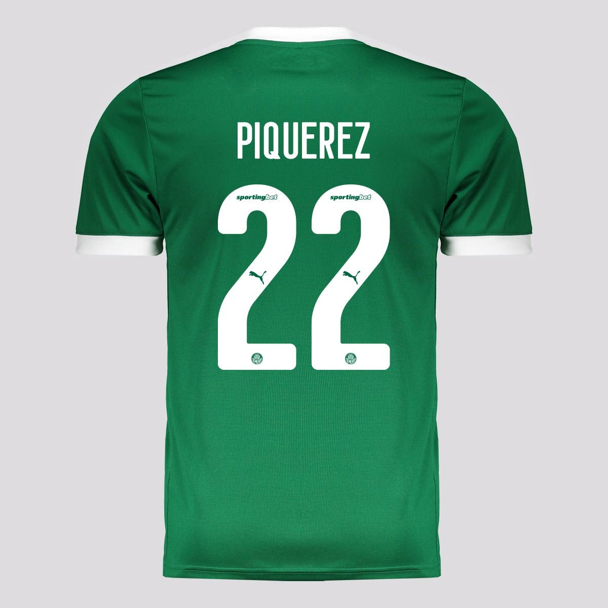 Camisa Puma Palmeiras 2025/26 I - PIQUEREZ N° 22