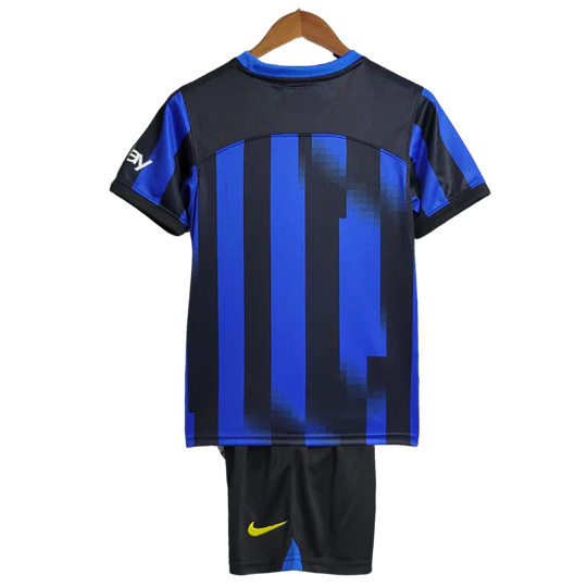 Conjunto Infantil Inter de Milão Home 23/24 - Azul e Preto