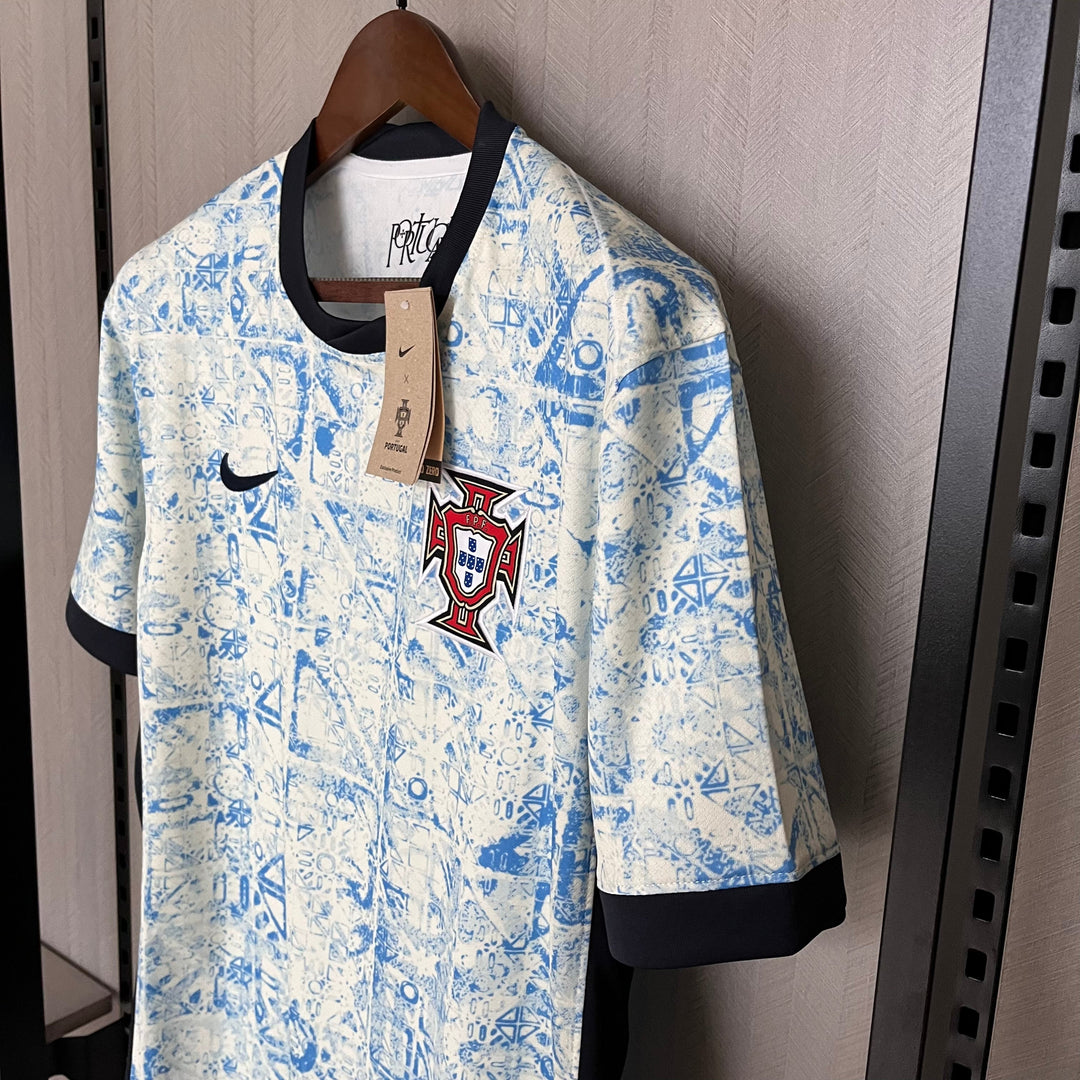Camisa Portugal Away 24/25 s/n° Torcedor Nike Masculino - Azul claro