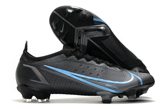 Chuteira Campo Nike Mercurial Vapor 14 Elite FG Black/Blue - Low