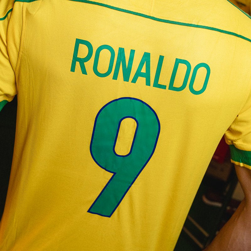 Camisa Retrô 98 Seleção Brasileira I - Pronta Entrega - Ronaldo 9