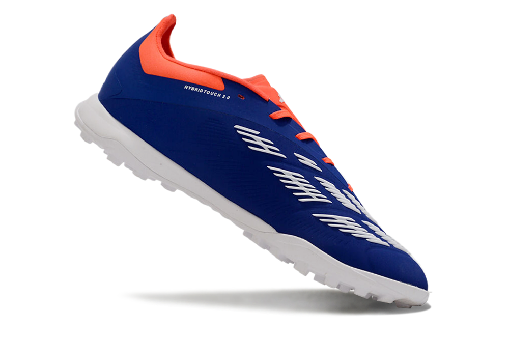 Chuteira Society Adidas Predator Elite 24 TF - Azul e Branca