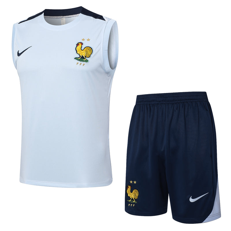 Conjunto Regata França 2024/25 - Azul Claro