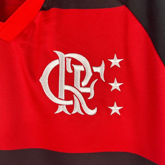 Camisa Flamengo Home Retro 1987/88 Adidas - Vermelho e Preto