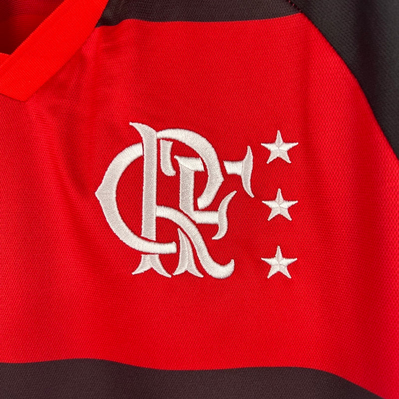 Camisa Flamengo Home Retro 1987/88 Adidas - Vermelho e Preto