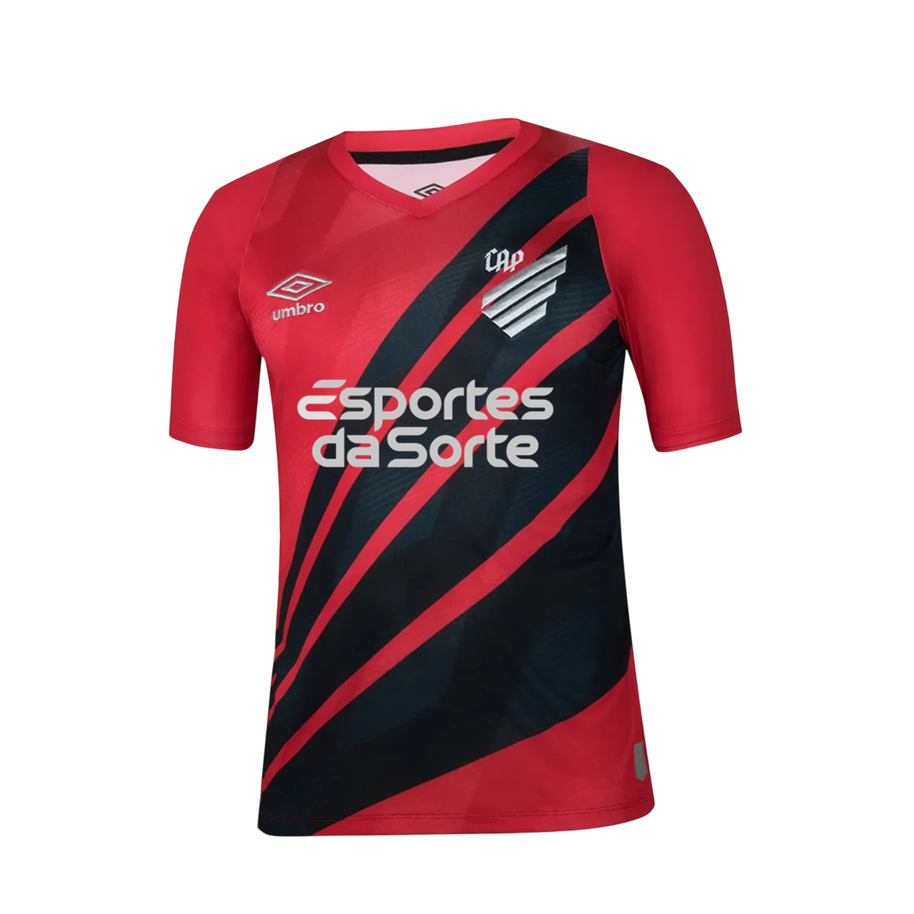 Camisa Athletico Paranaense 24/25 Home Umbro Torcedor - Vermelha e Preta
