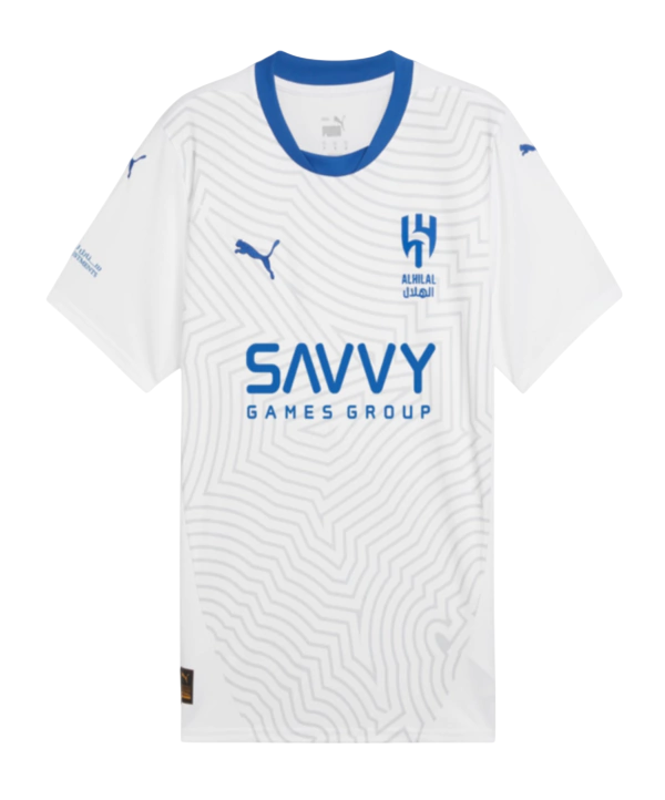 Camisa "Neymar Jr 10" Al Hilal 24/25 Away Puma Torcedor - Branca