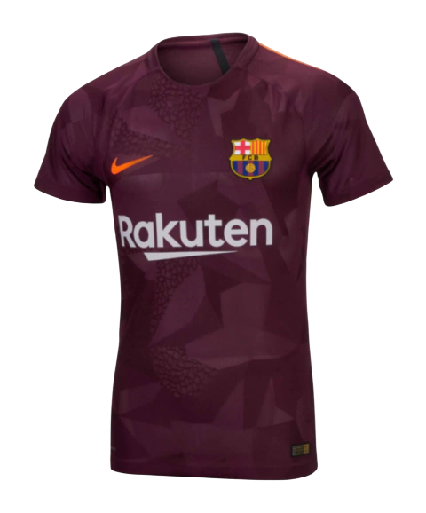 Camisa "Neymar Jr 11" Barcelona 17/18 Third Nike Torcedor - Vinho