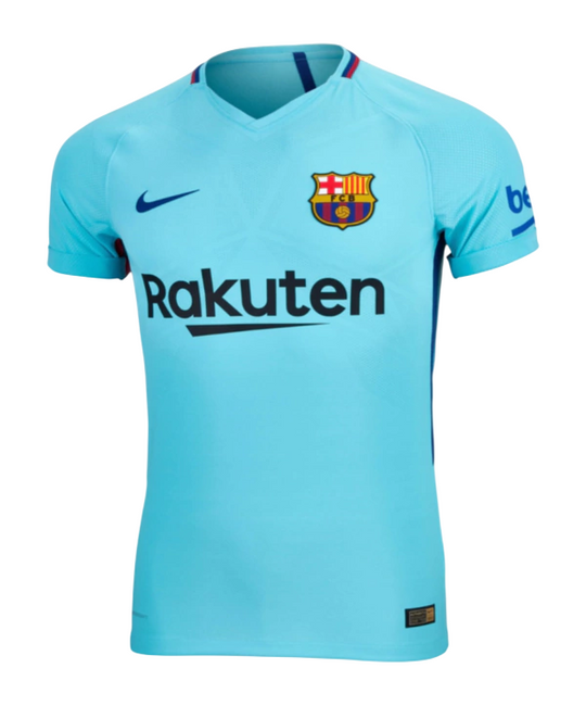 Camisa "Neymar Jr 11" Barcelona 17/18 Away Nike Torcedor - Azul