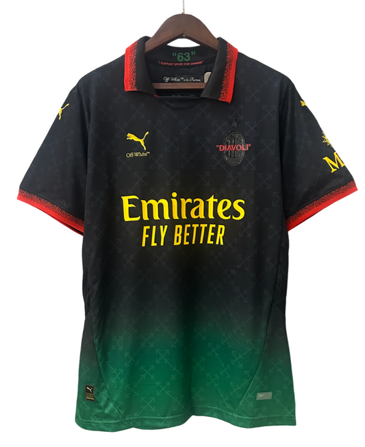 Camisa A.C Milan Edição Co-Branded 25/26 - Masculina Puma - Preta e verde