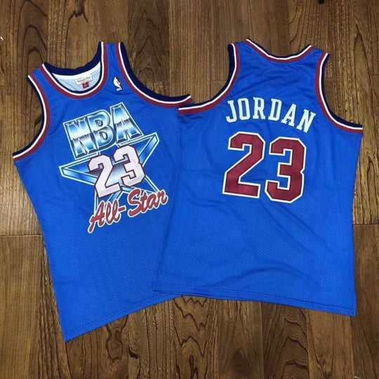 Regata NBA Chicago Bulls Retrô 1993 Mitchell & Ness Authentic Jordan 23 - Azul